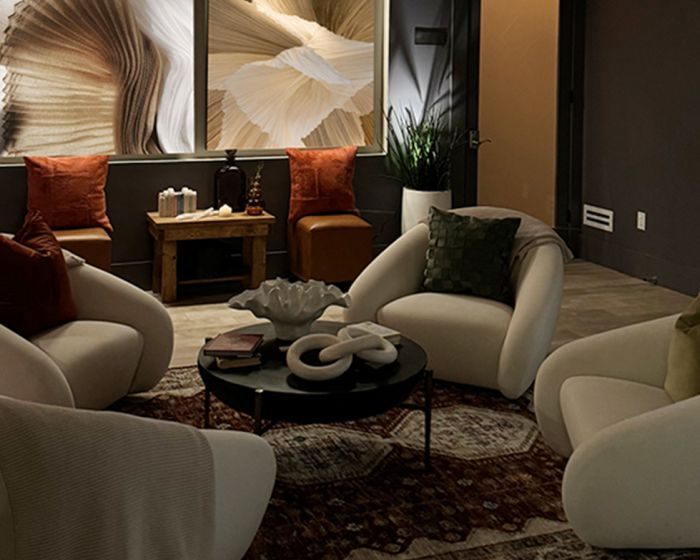 lounge area at SoulSpace Wellness Center in Cleveland