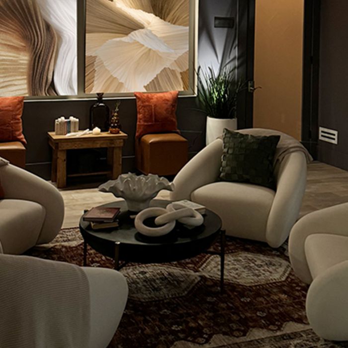 lounge area at SoulSpace Wellness Center in Cleveland