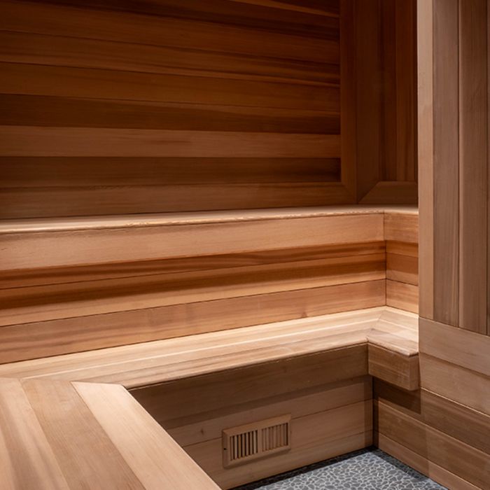 sauna at SoulSpace in Cleveland