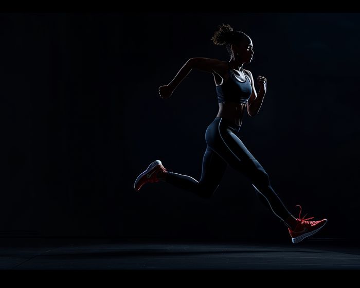 athlete running before a recovery session at SoulSpace Cleveland