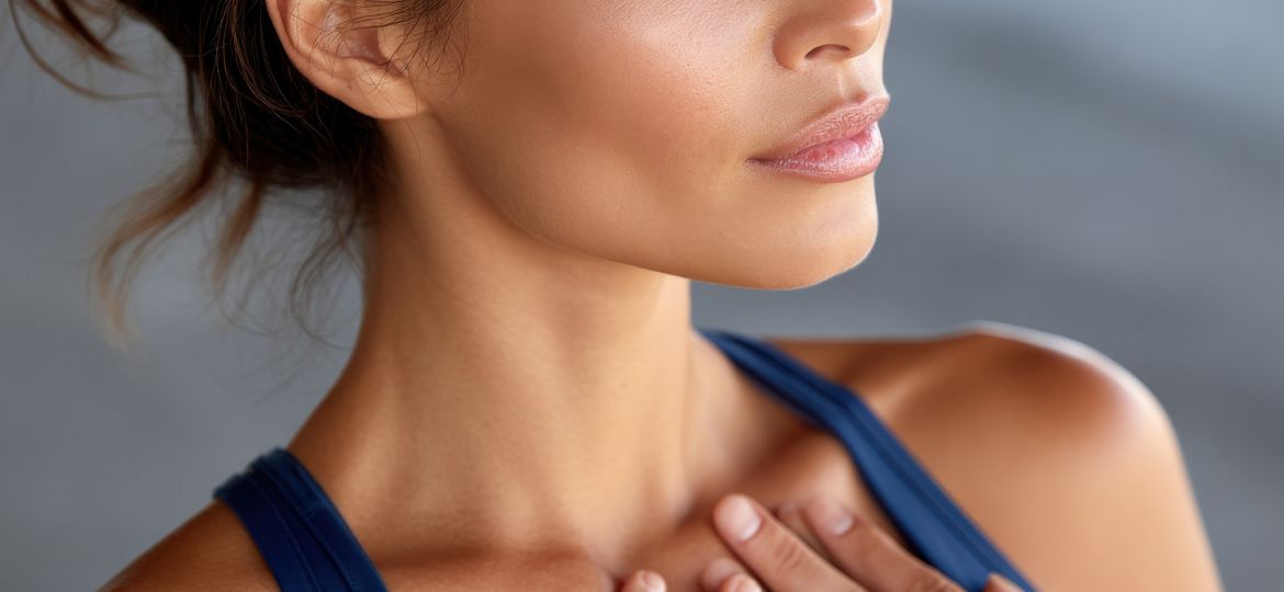 woman wellness stacking breathwork
